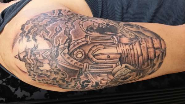 graveyard tattoo