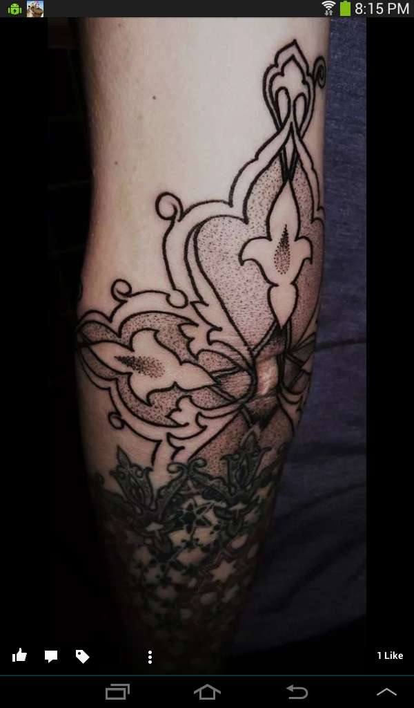 Mandala elbow tattoo tattoo