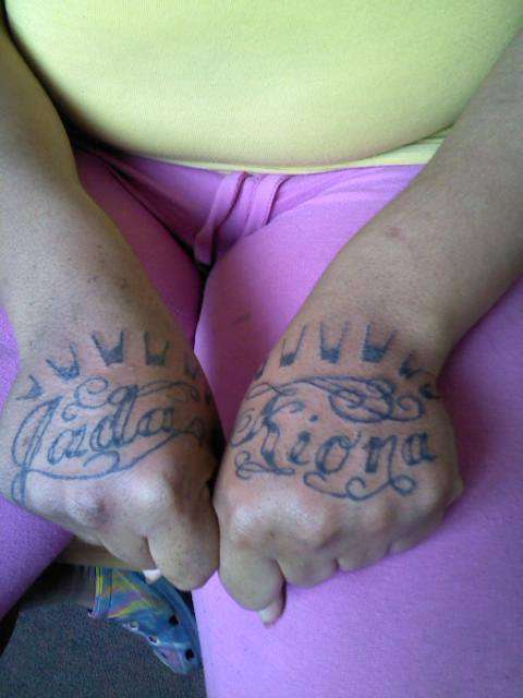 names tattoo