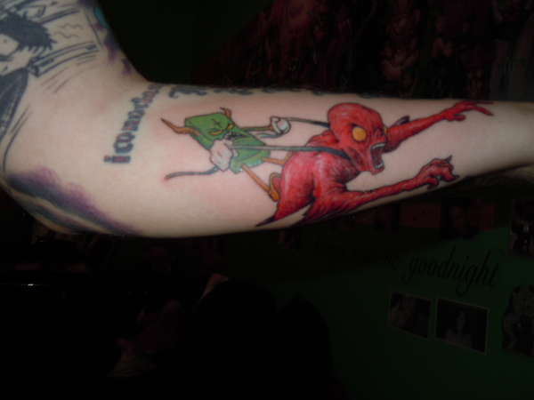 Alex Pardee tattoo