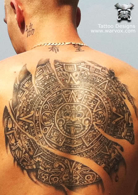 Aztec Calendar tattoo by WARVOX.COM tattoo