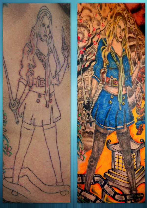 Before After Shots tattoo