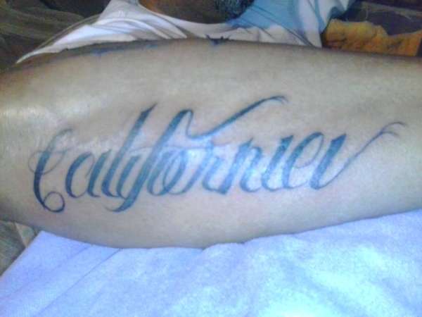 California tattoo tattoo