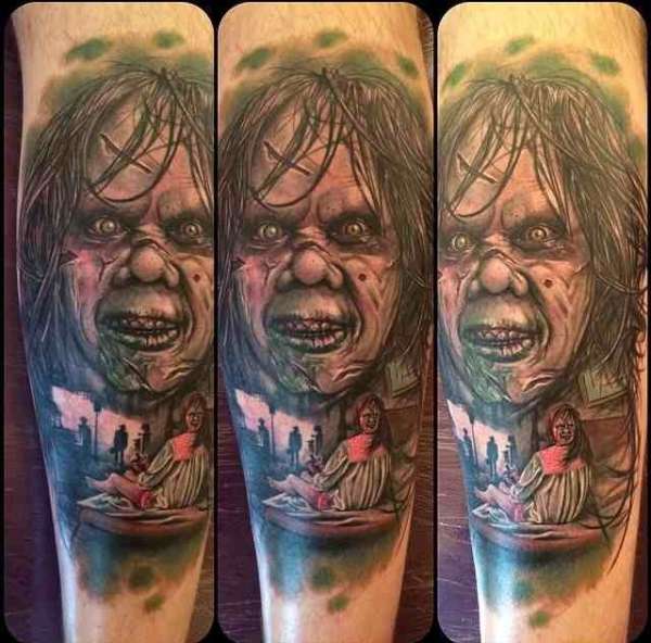 Exorcist tattoo tattoo