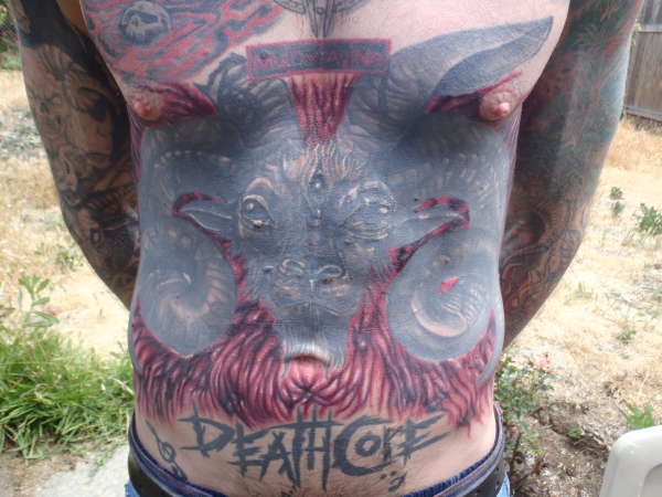 Huge cover up tattoo