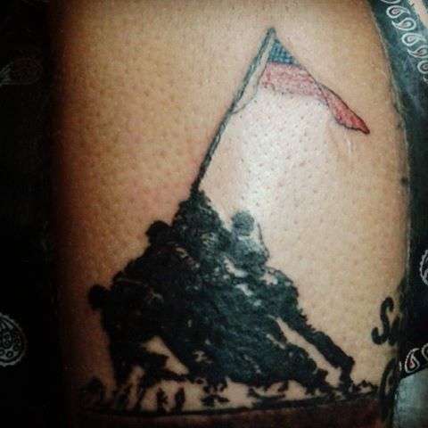 Iwo Jima tattoo