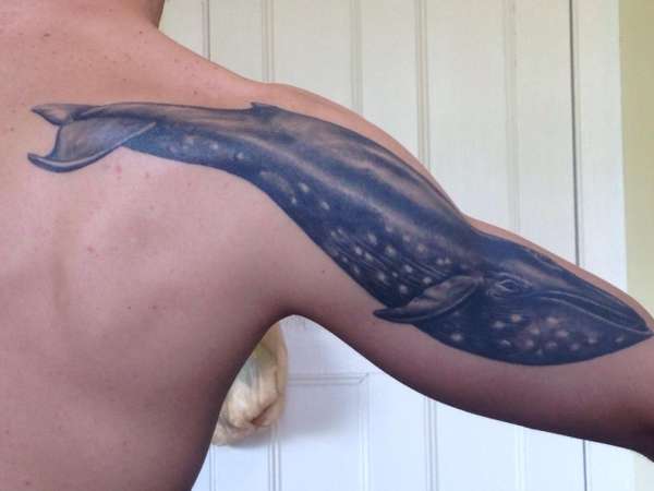 Whale with no Name tattoo