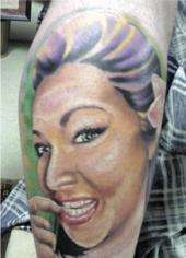 first color portrait tattoo
