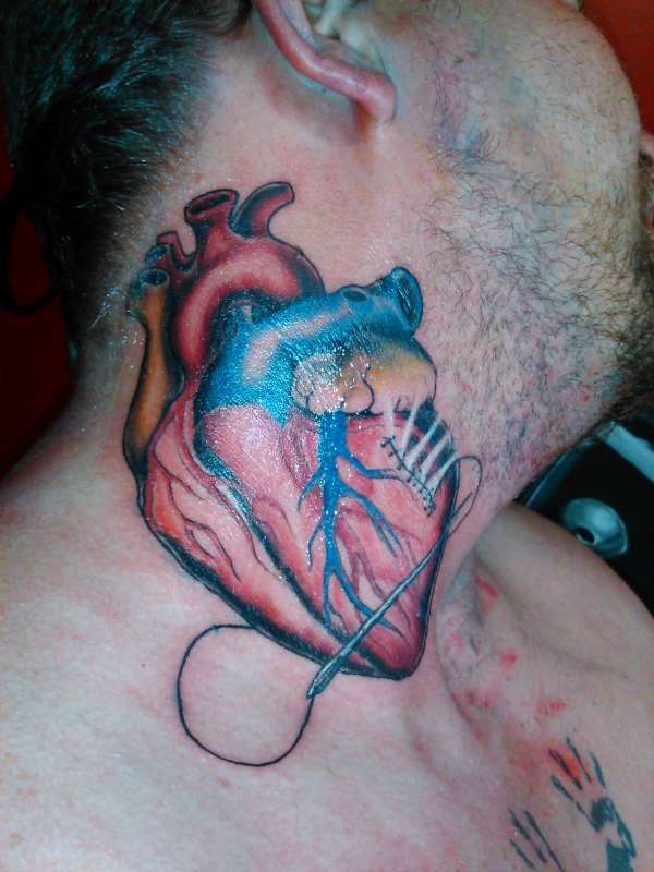 heart for his son tattoo