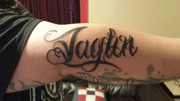 lettering tattoo