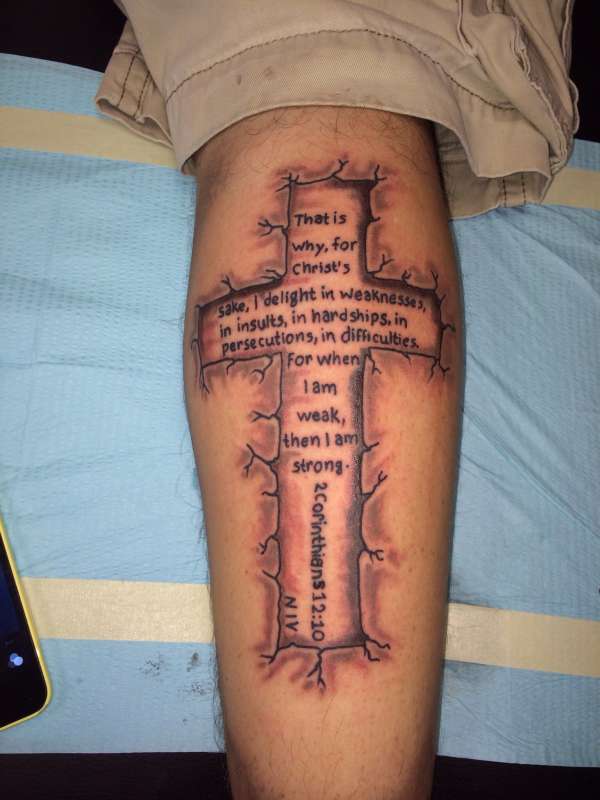 3d Cross Tattoo tattoo