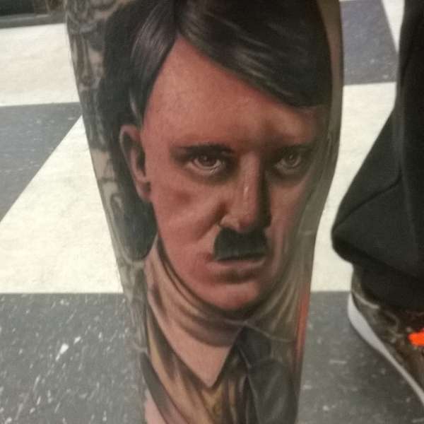 Adolf Hitler Rate work tattoo