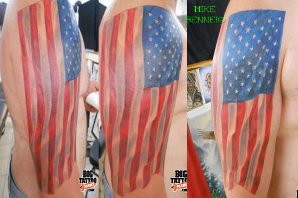Amerikan Flag tattoo