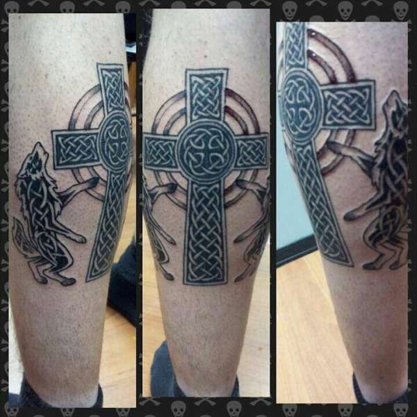 Celtic Calf tattoo