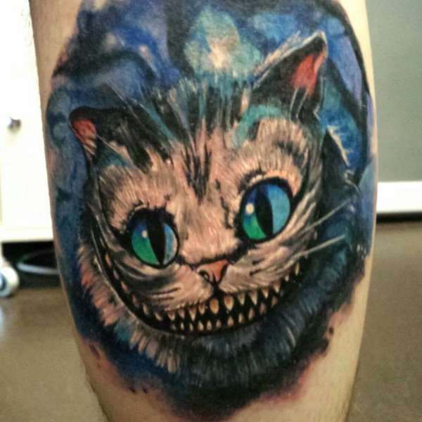 Cheshire cat tattoo