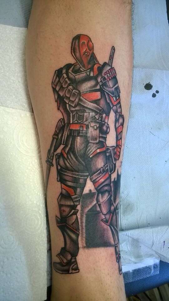 Deathstroke tattoo