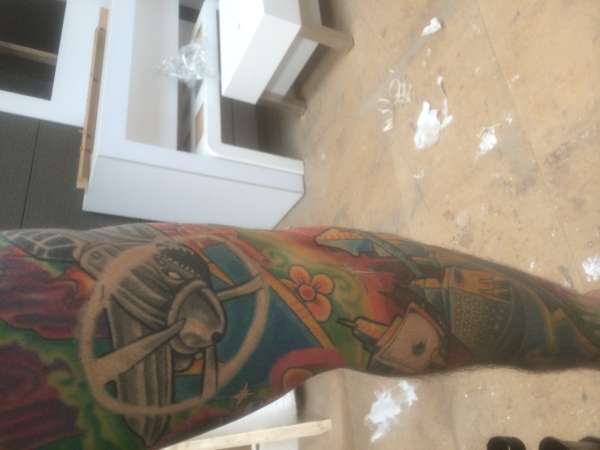 Del s arm tattoo