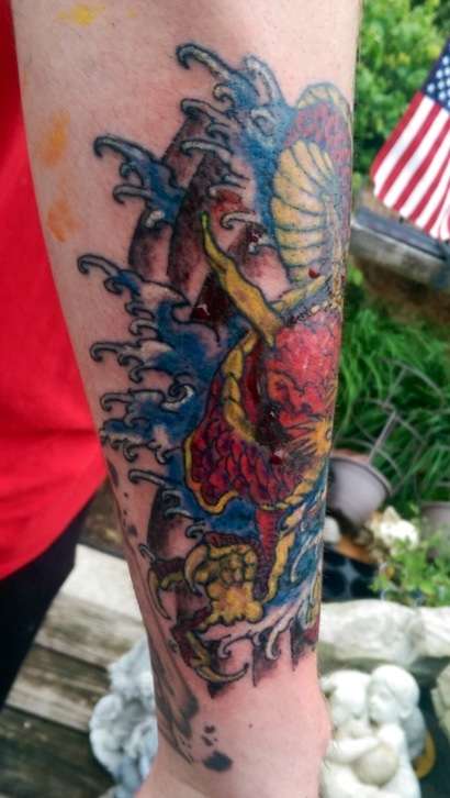 Dragon 2 tattoo