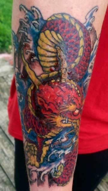 Dragon 3 tattoo