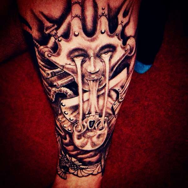 Giger piece tattoo