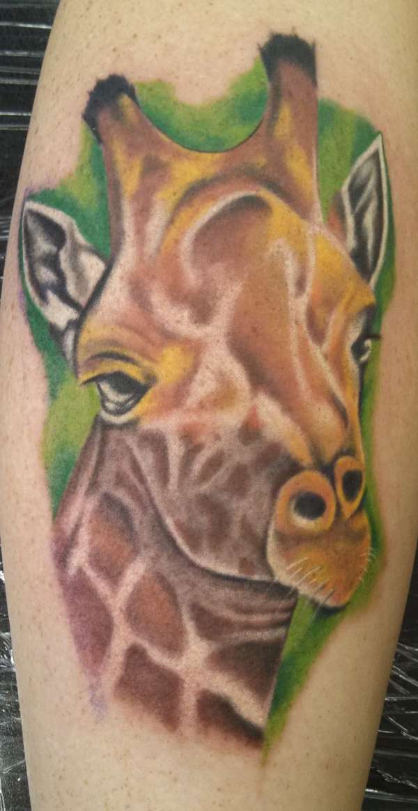 Giraffe tattoo