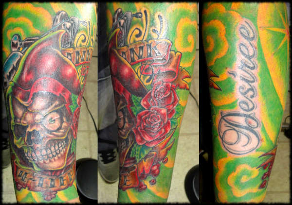 Ink 4 Life Reaper Color tattoo
