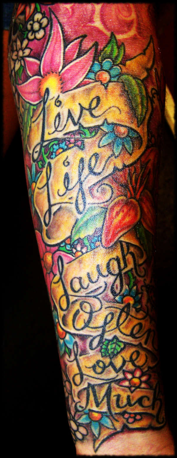 Live Life tattoo