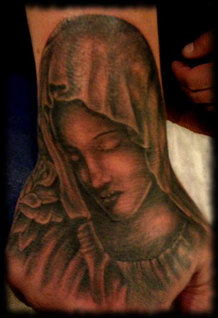 Mary Cover-up tattoo