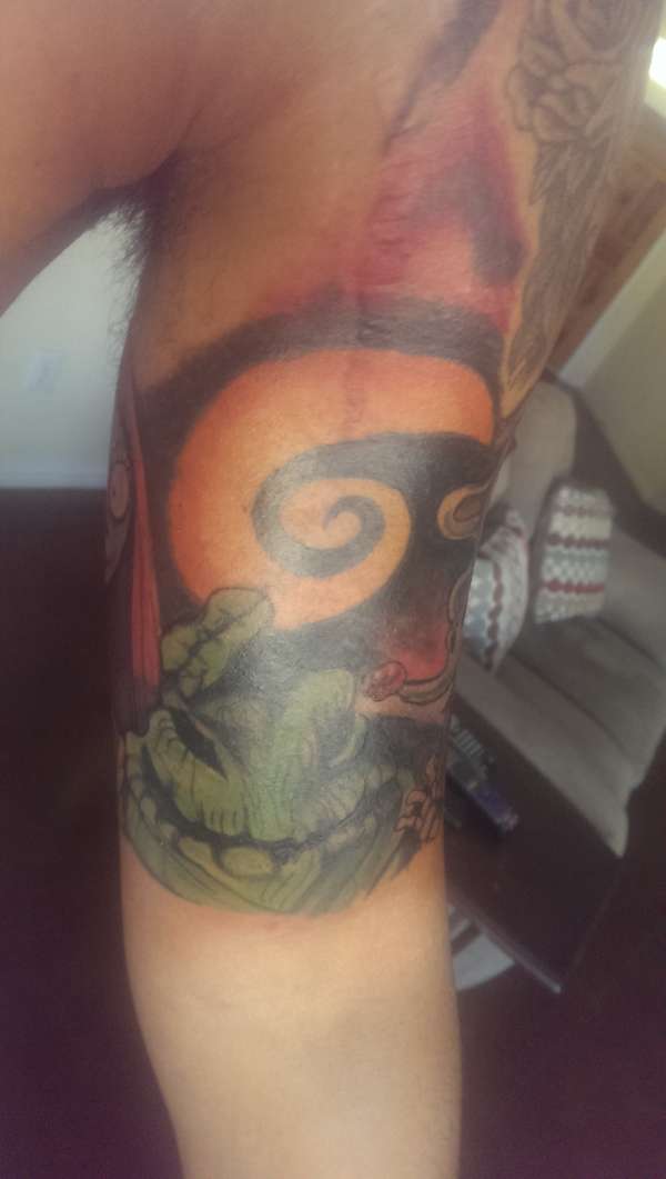 Nightmare Before Chistmas Sleeve tattoo