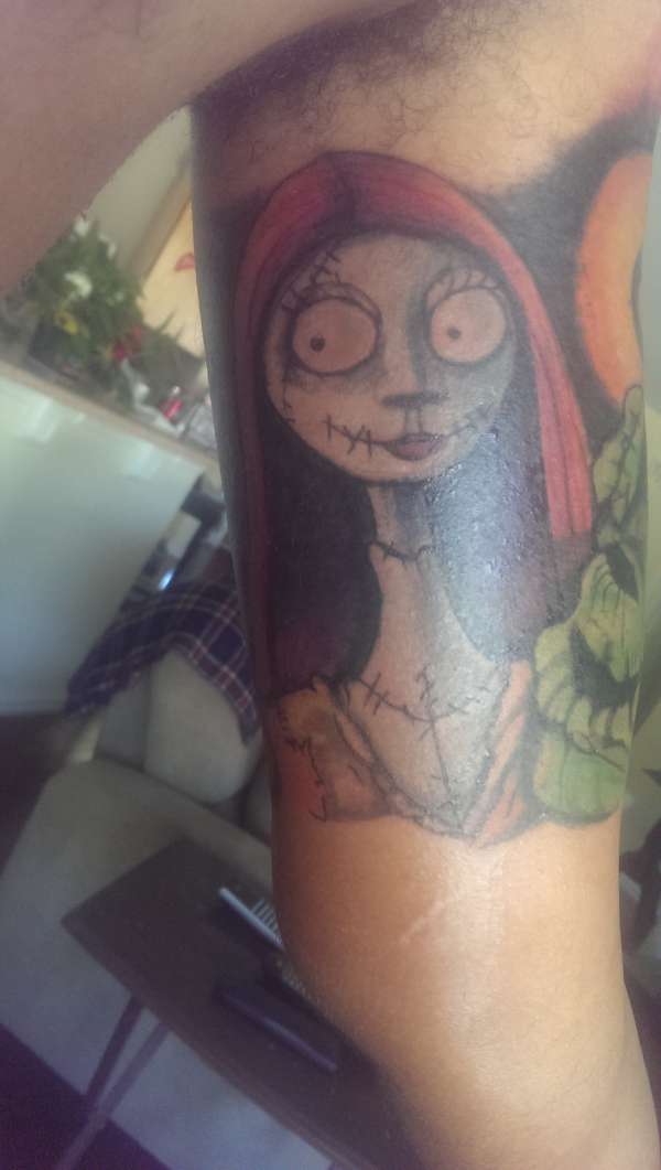 Nightmare Before Chistmas Sleeve tattoo