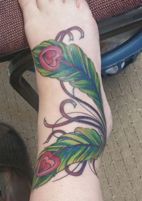 Peacock Feathers tattoo