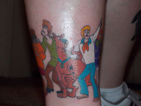 Scooby Doo Scene tattoo