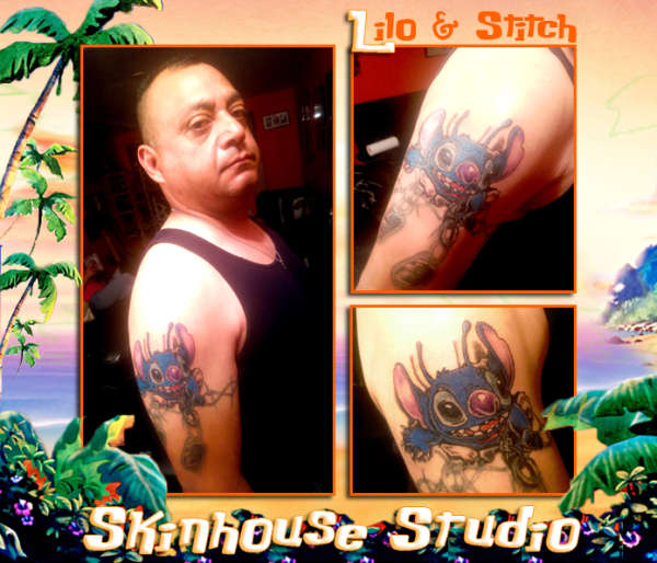 Stitch from Disneys Lilo and stitch tattoo
