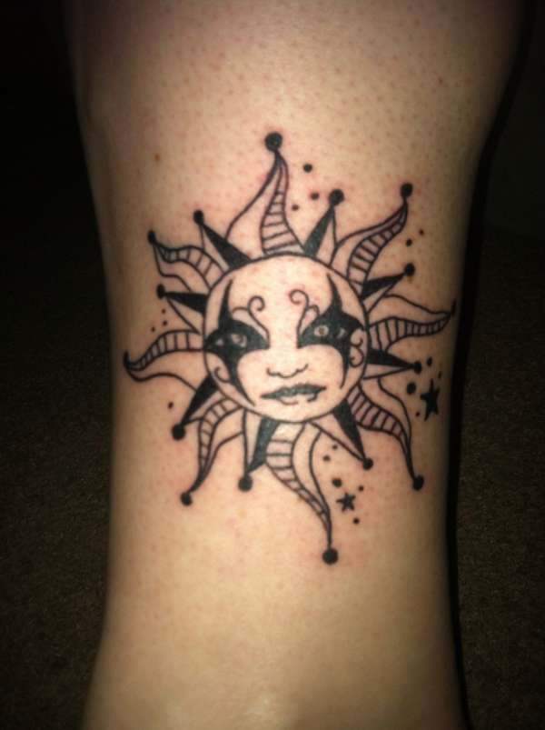 Sun tattoo