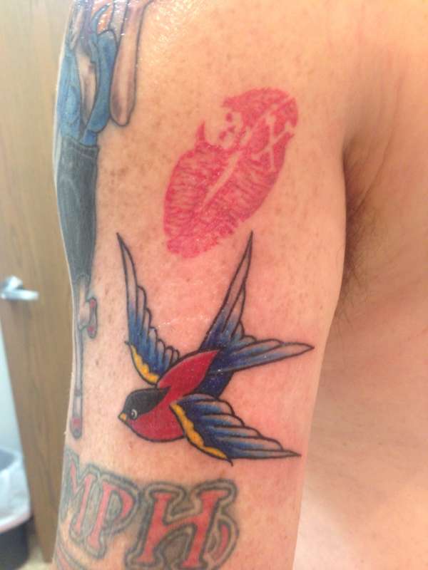 Swallow tattoo