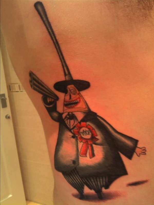 The major from The Nightmare Before Christmas. tattoo