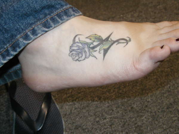 Tribal Rose tattoo