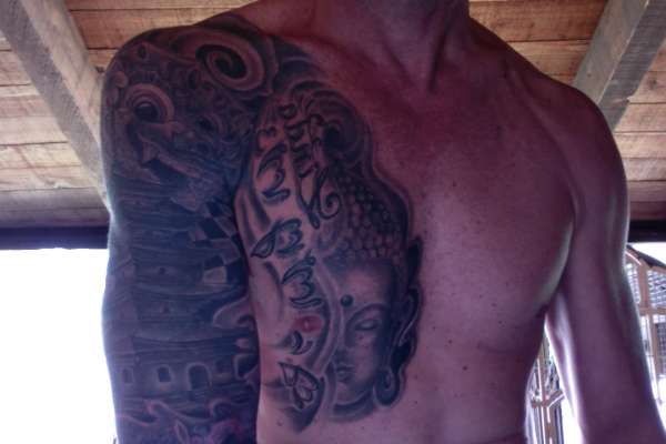 balinese buddha amp temple tattoo balinese buddha amp temple tattoo