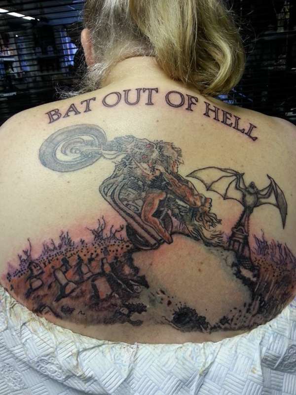 Bat out of hell tattoo tattoo