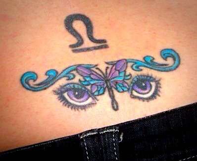 Butterfly Eyes tattoo