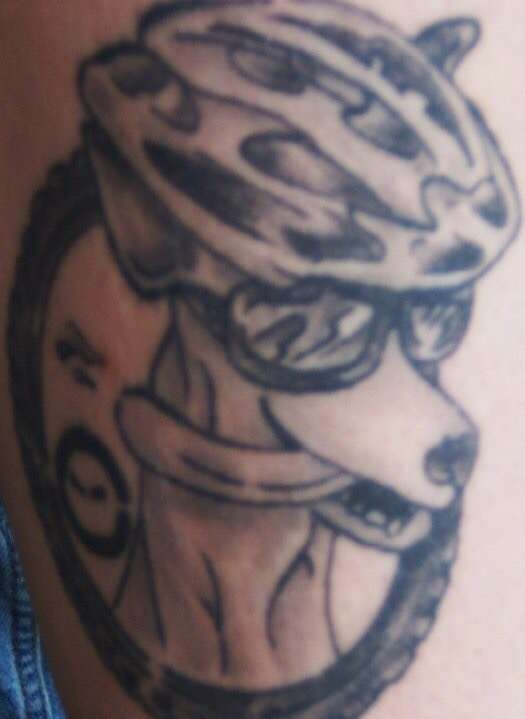 Greyhound tattoo