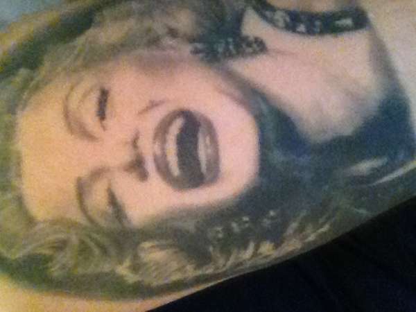 Marilyn Monroe tattoo