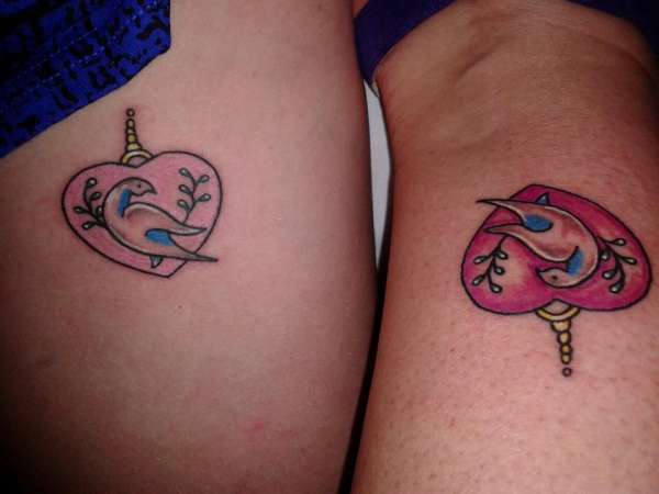 Matching Dove Tattoos tattoo