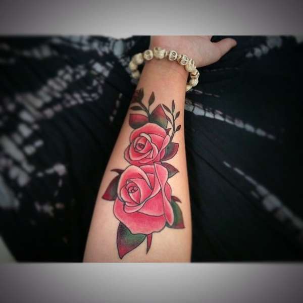Pink Roses tattoo tattoo