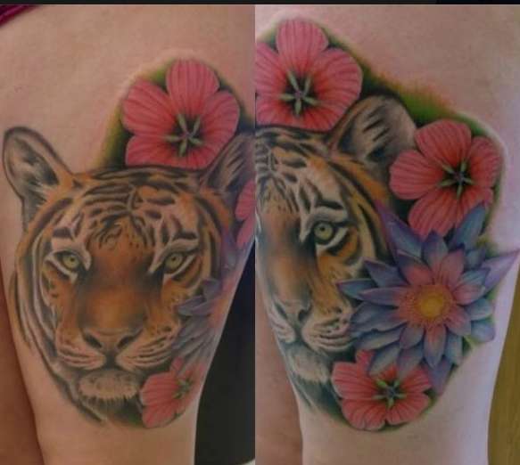 Realism Tiger tattoo