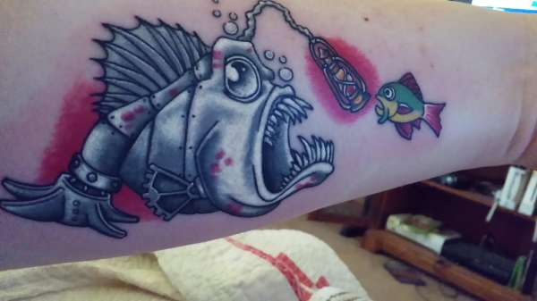 Robo-Anglerfish tattoo