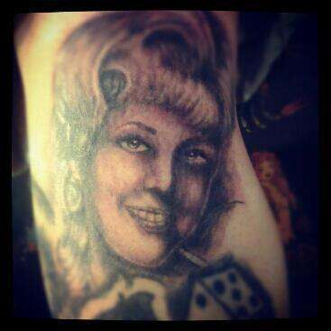 Sharon's Portrait tattoo