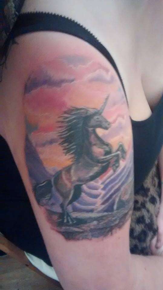 The Black Unicorn tattoo