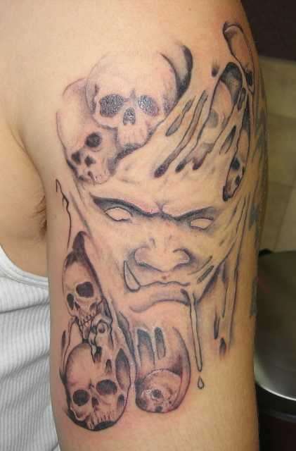 Skulls tattoo