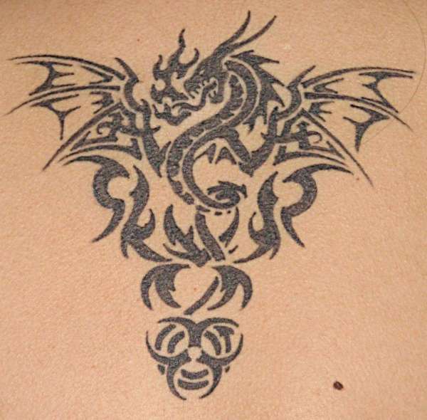 dragon and bio tattoo